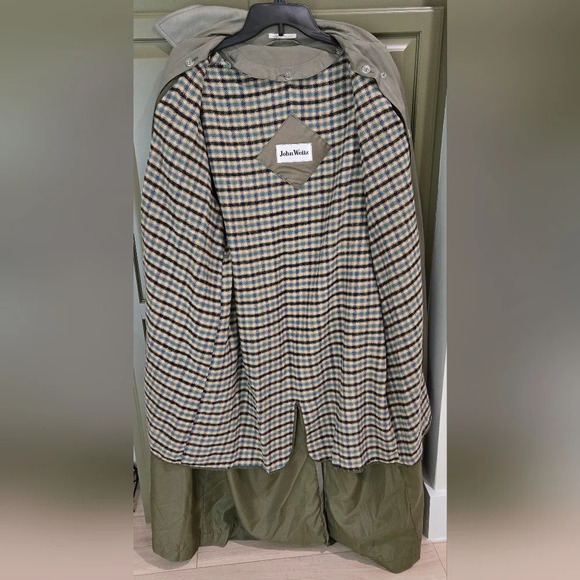 Vintage John Weitz mens trench coat - Picture 7 of 8